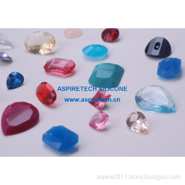 Two Component RTV Addition Cure Type Transparent Mold Making Silicone Rubber for Resin Diamond